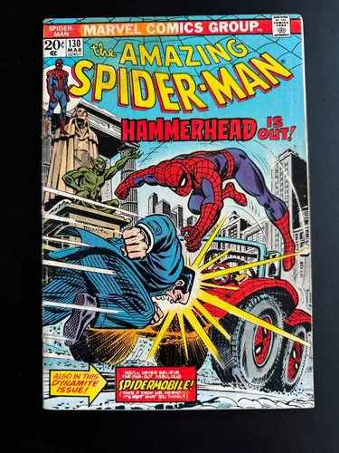 Amazing Spider-Man #130 - 1st App Spider-mobile (Marvel, 1974) VG/VG+
