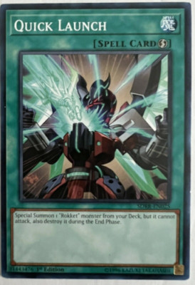 *** QUICK LAUNCH *** 1ST EDITION SDRR-EN025 YUGIOH! (MINT/NM)