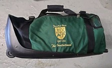 The Club Glove Travel Luggage Bag Carry On Case Wheels Green Hamilton Farm 26x12