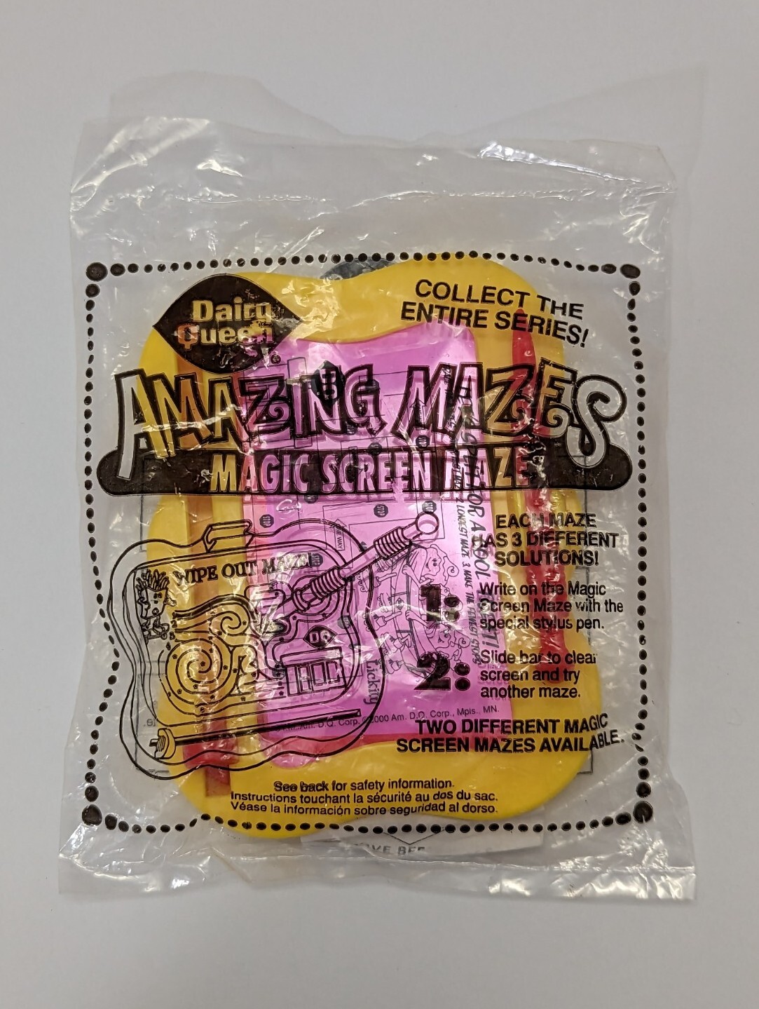 Amazing Mazes - Magic Screen Maze - 2000 Dairy Queen Toy