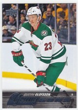 2015-16 Upper Deck Young Guns #486 Gustav Olofsson RC Rookie Card (T10)