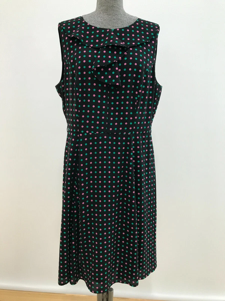 Green dress black spots cheap