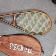 Vintage Wilson Legacy Tennis Racket Wood Boron Fiberglass 27 In Collector