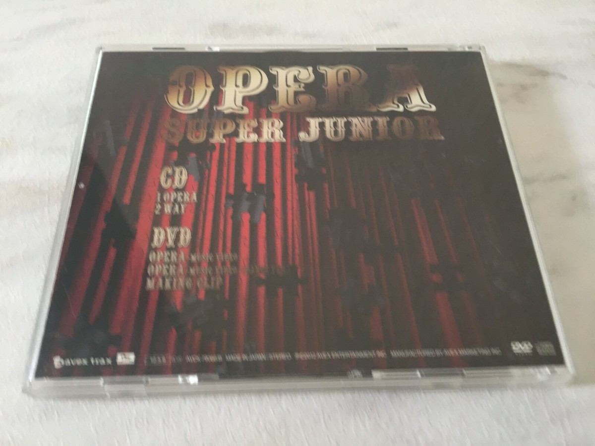 Super Junior Opera Single Japan Version CD+DVD (Avex Trax 2012) K