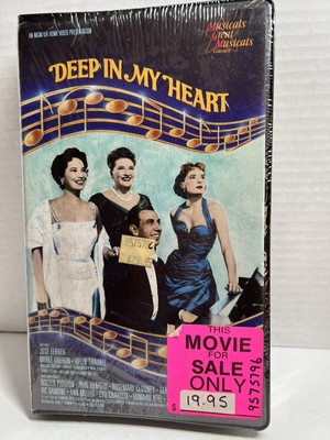 DEEP IN MY HEART MUSICALS GREAT MUSICALS VHS  1954-1982 MGM/UA HOME VIDEO