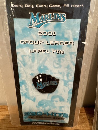 Florida Marlins '93-'97 All Star Players Limited Edition Pin Set & ‘01 Group Pin - Picture 2 of 6