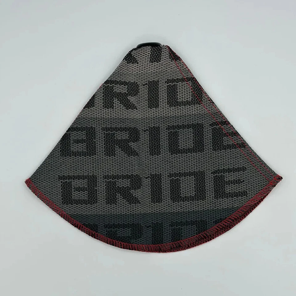 Cubierta de bota de palanca de cambios universal JDM Bride Racing Hyper Fabric (gris clásico) Foto 4 de 4