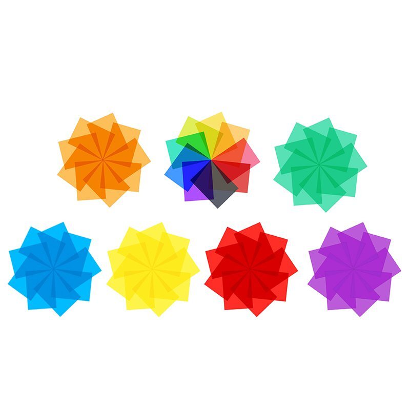 9Pcs Gel Light Lighting Gel for Film,Video,Photo,Stage N6I4 eBay