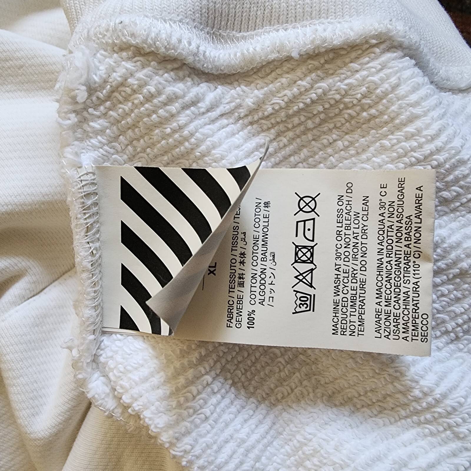 Off-White Main Label 2013 White Pullover Hoodie U… - image 7