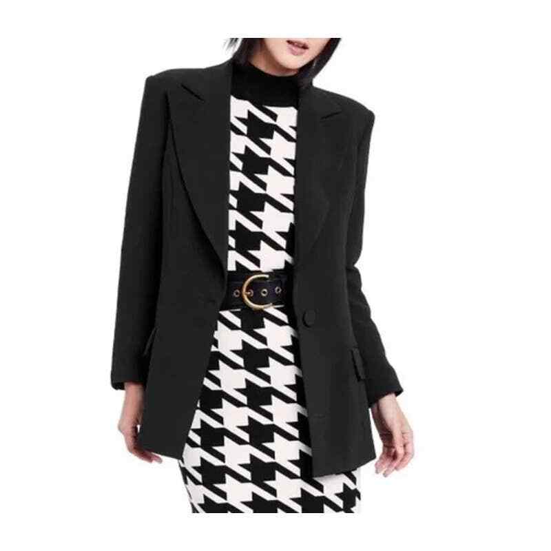 NWT Sergio Hudson x Target Tailored Black Soft Classic Blazer Plus Size 1X