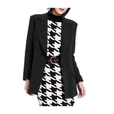 NWT Sergio Hudson x Target Tailored Black Soft Classic Blazer Plus Size 1X