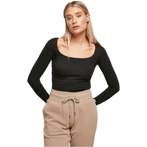 Urban Classics Ladies Organic Longsleeve Body Damen Einteiler Unterwäsche Jersey - Picture 3 of 53