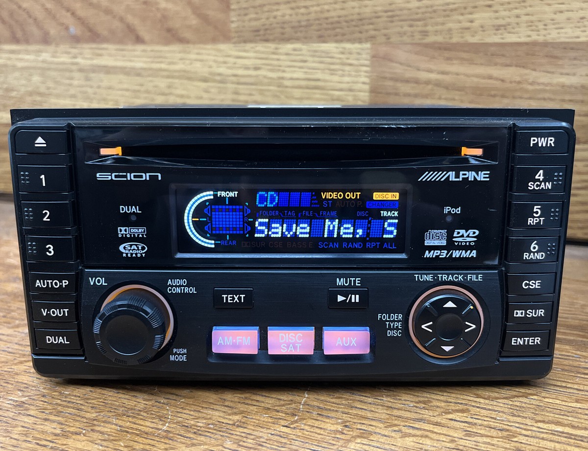 2004 2005 2006 2007 Toyota Scion Alpine SAT Ready Radio CD