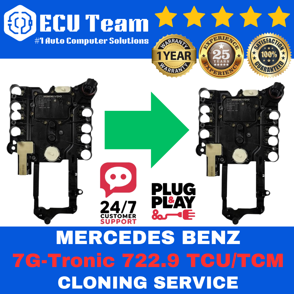 Mercedes 7G-Tronic 722.9 TCU TCM Cloning Service Transmission
