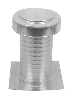 7 in. Dia Keepa Vent an Aluminum Roof Vent for Flat Roofs