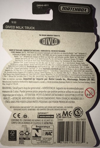 MATCHBOX MOVING PARTS Brown Divco Milk Truck New Fast Shipping - Picture 2 of 2