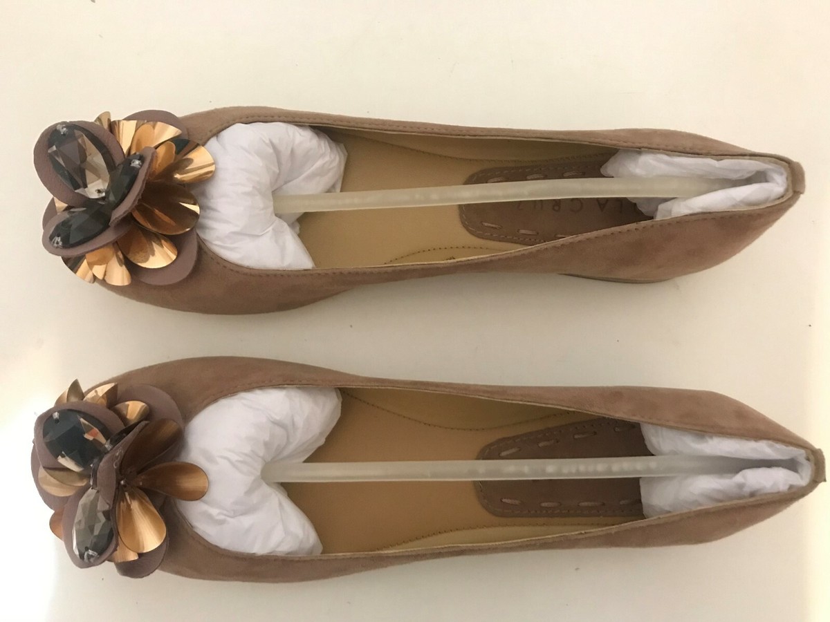 New Lola Cruz Womens Maquillaje 161Z30KW Ballet Flats 39EU US Vero  Cuoio