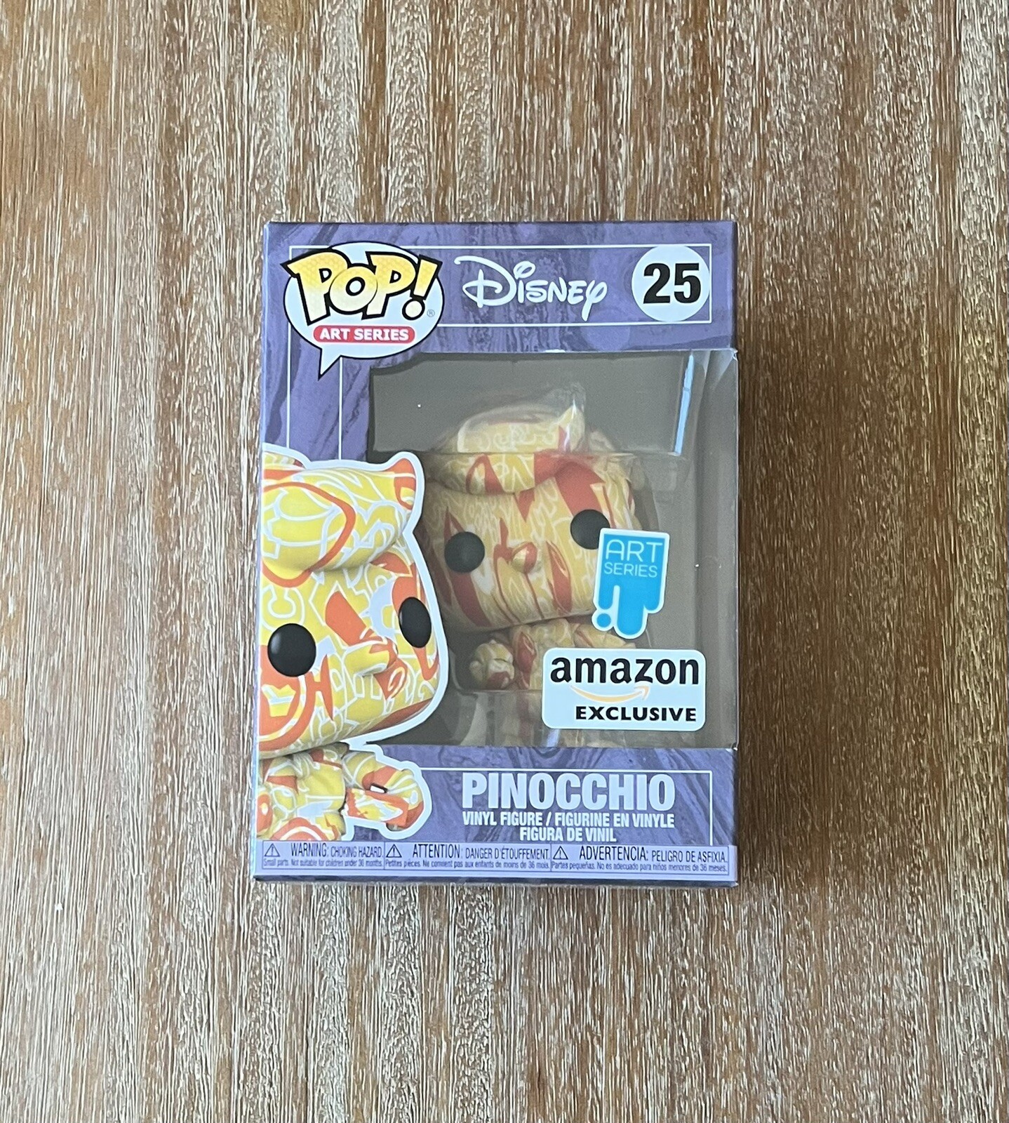 New Disney Funko Pop Pinocchio Art Series 25 Amazon Exclusive Figure Toy