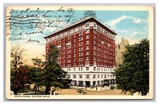 Dayton OH Ohio Hotel Miami White Border Postcard Posted 1917