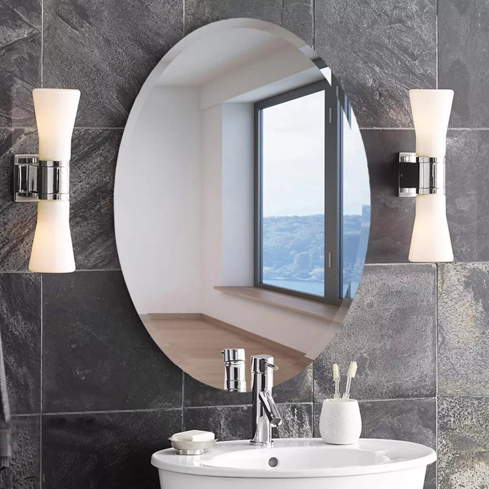 Beveled vanity mirror discount