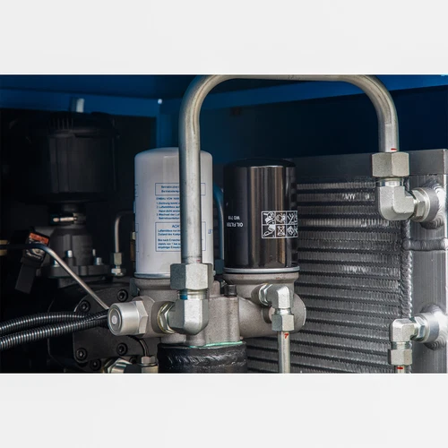 460V 3Ph 10HP 125PSI Rotary Screw Air Compressor w/ Vertical ASME 60 Gallon Tank - Picture 9 of 12