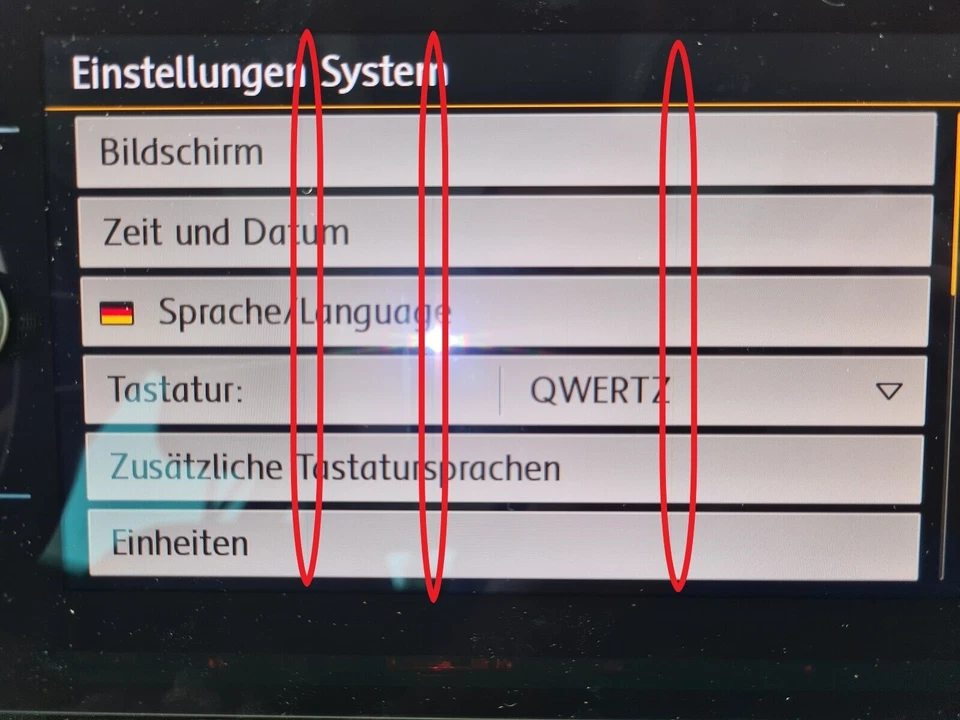 Pantalla De La Radio Volkswagen 5G6919605 VDO - Imagen 2 de 4