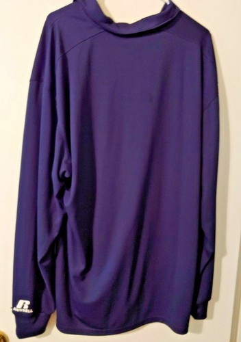 Georgia Tech XL Navy Blue Long Sleeve Shirt Russell Athletic Dri Power Extra L - Picture 4 of 5