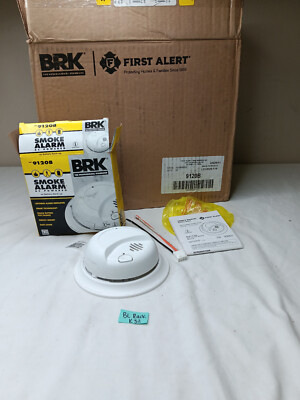 (Lot of 12) First Alert 9120B Smoke Detector & Alarm, AC Powered  Battery Backup