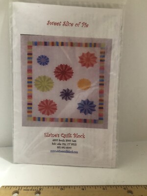 Elaine's Quilt Block Quilt Pattern ''Sweet Slice of Pie'', 2017