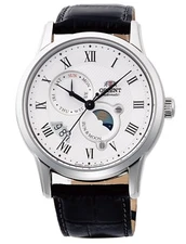 ORIENT Classic SUN & MOON RN-AK0005S Mechanical Automatic Men Watch New in Box