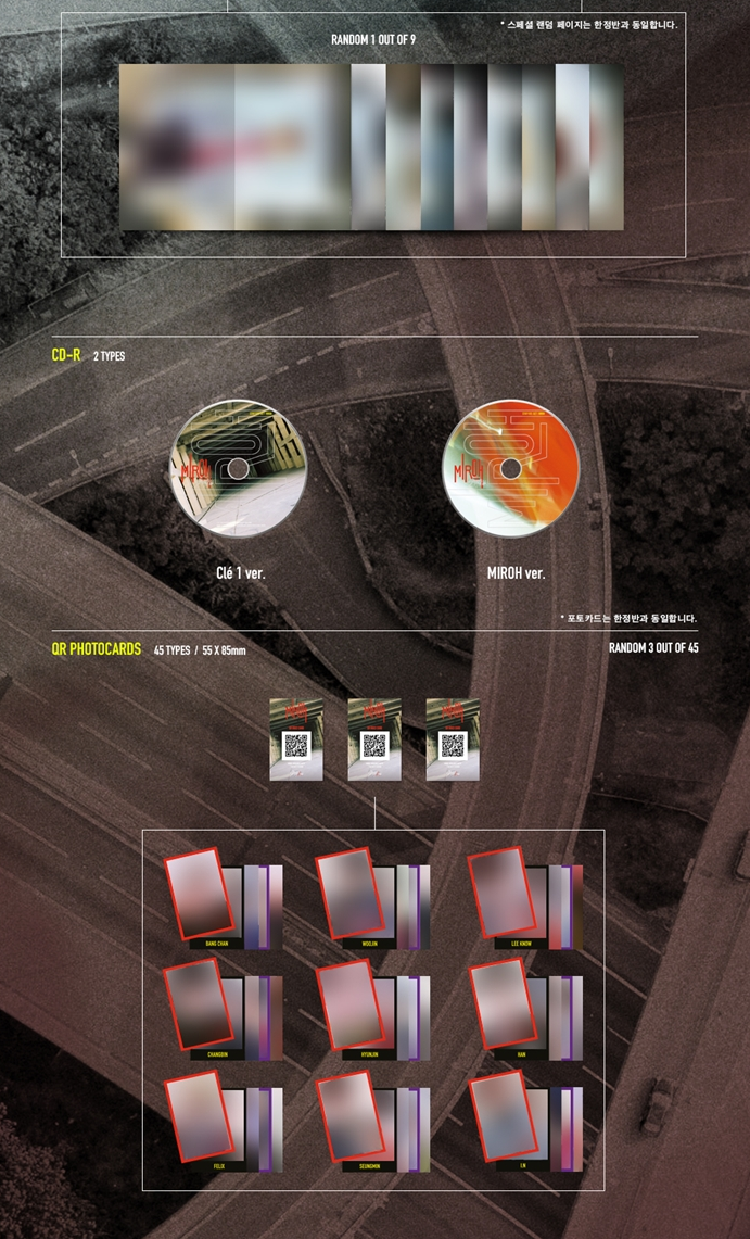 Miroh (Random Cover) (Incl. Photobook + 3 Qr Cards) by Stray