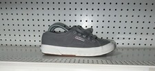 Superga Cotu Classic Womens Canvas Casual Shoes Sneakers Size EU 37 US 6.5 Gray