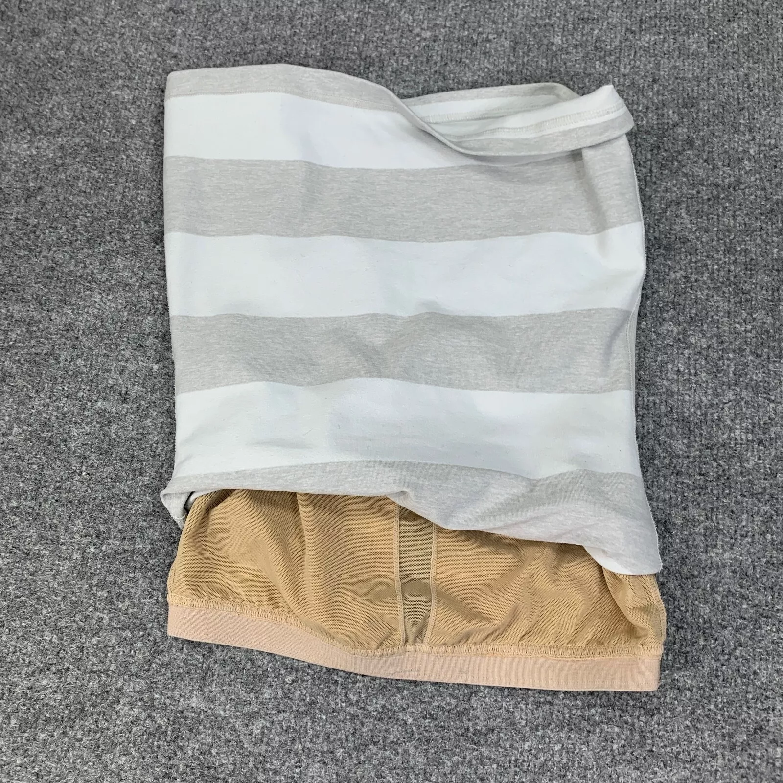 lululemon power y bold stripe shelf bra athletic tank-top
