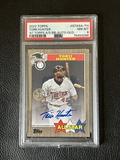 2022 Topps Torii Hunter '87 Topps All-Star Gold Auto /25 PSA 8