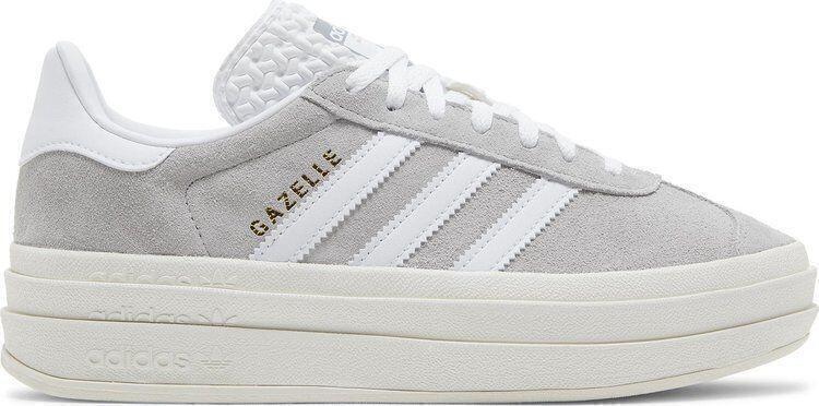 adidas GAZELLE BOLD グレー adidas Originals Gazelle Bold W Grey White Women Casual