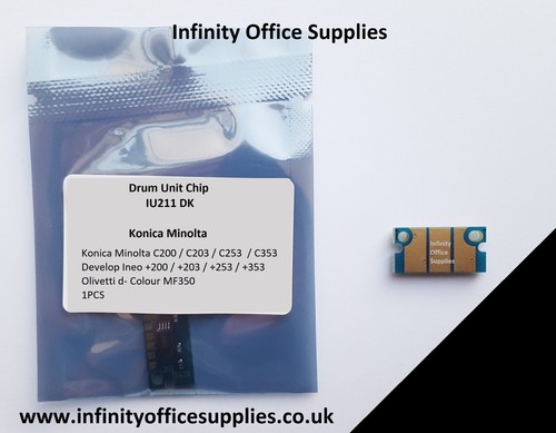Drum Reset Chip IU211 für die Konica Minolta, Develop Ineo C200 C203 C253 C353 - Bild 4 von 11