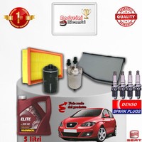 Inspektionskit Filter ÖL Kerzen Seat Altea 1.8 Tfsi 118KW 160CV Von 2008->