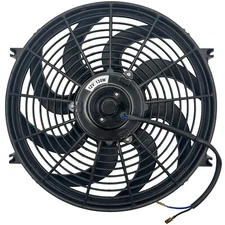 14 INCH HUGE 130W 12V MOTOR ELECTRIC AUTOMOTIVE ENGINE RADIATOR COOLING FAN KIT