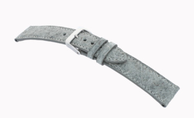 Happel veganes Uhrenband Cisano 20 mm Hellblau, Kokos, Made in Germany