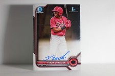 2022 TOPPS BOWMAN CINCINNATI REDS AUTO YERLIN CONFIDAN #CPA-YC (BS5)