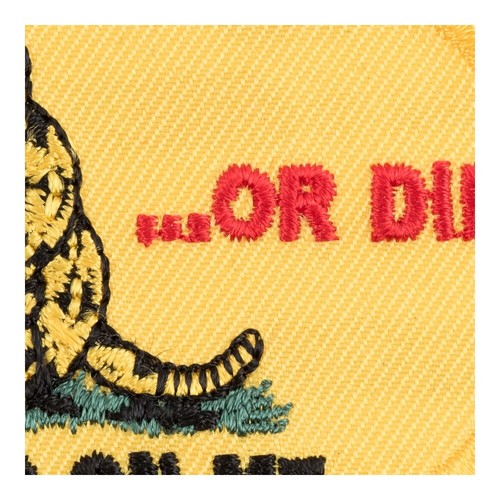 Live Free or Die Gadsden Flagge ovaler Aufnäher, patriotische Aufnäher - Bild 3 von 3