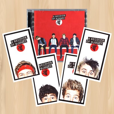 4 BONUS TRACKS---- 5 SECONDS OF SUMMER Exclusive RED 5SOS CD with