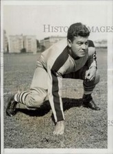 1937 Press Photo John Bateman, co-captain of Columbia University football team
