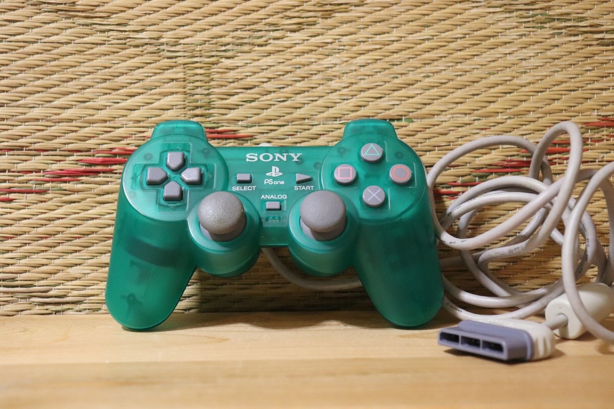 Official Dual Shock Controller Skeleton Emerald Playstation