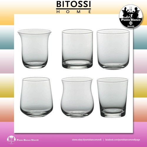 BITOSSI HOME. DISEGUALE Set 6 bicchieri in vetro acqua e vino - Imagen 2 de 8