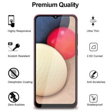 3 Pack For Samsung Galaxy A12 5G Premium Tempered Glass Screen Protector