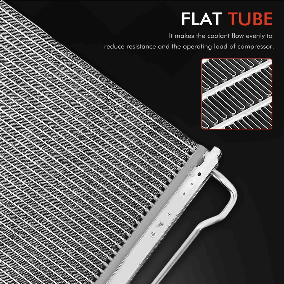 Condensador de aire acondicionado con soporte para Ford Mustang 1996 1997 1998 V6 3,8 L V8 4,6 L Foto 3 de 4