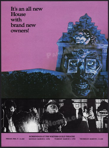 HOUSE II: THE SECOND STORY__Anuncio comercial original 1987/anuncio__SEAN S. CUNNINGHAM - Imagen 2 de 3