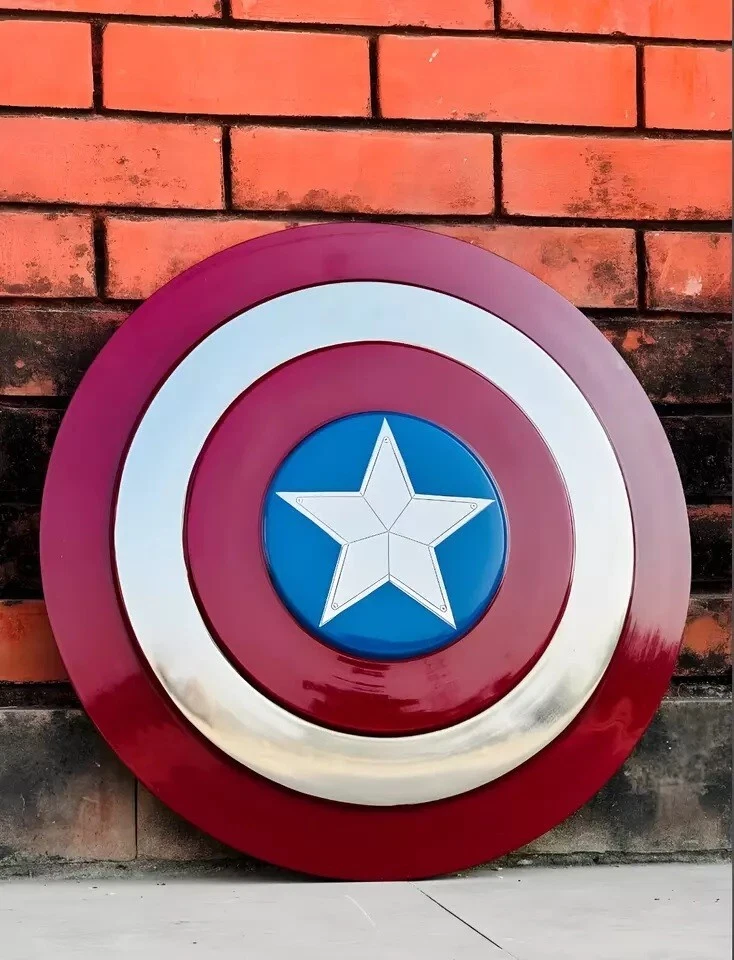 Marvel Legends Captain America 75th Anniversary Avengers Shield Christmas Item - Image 2 of 4