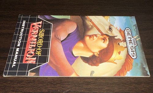 Sword of Vermilion~(Sega Genesis 1990)~Instruction Manual Booklet Book No Game - Picture 2 of 4